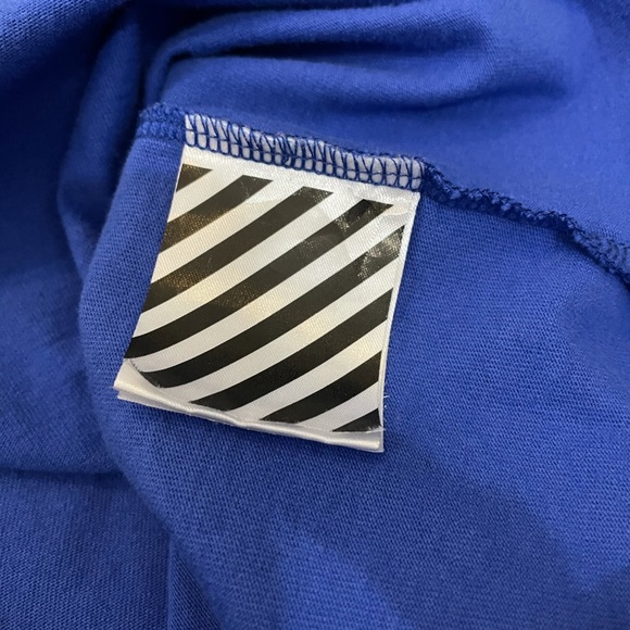 Off-white Women's Blue Cotton T-shirt Size S - Picture 10 of 12
